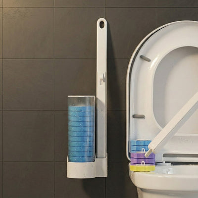 Flush Brush - המברשת עם הספוגים המתחלפים שמצחצחים את האסלה