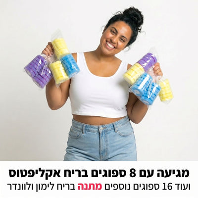 Flush Brush - המברשת עם ספוגי הקסם המתחלפים שמצחצחים את האסלה