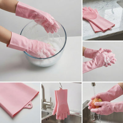 (רביעייה) כפפות הקסם - הכפפות הרב פעמיות עם סיבי הסיליקון