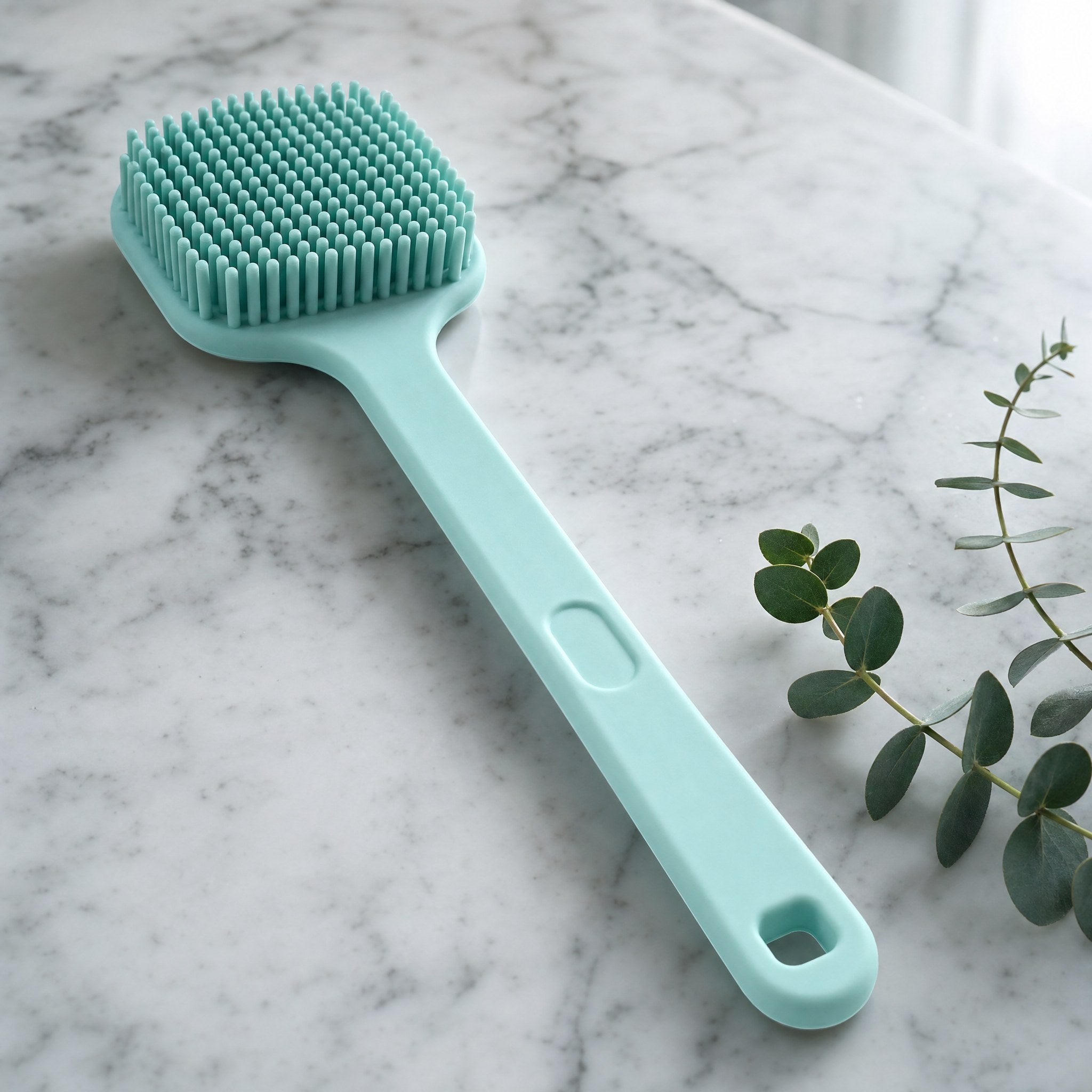 Brush Buddy מברשת סיליקון לגוף על שיש